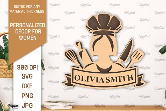 Download Personalized Decor for Women Laser Cut - Laser cut Collection