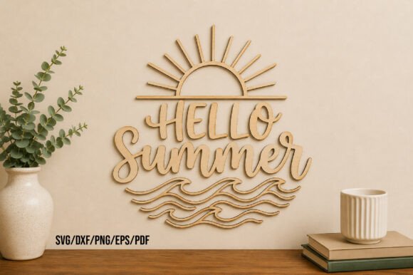 Download Hello Summer Laser Cut SVG - Laser cut Collection