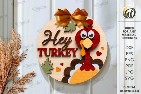 Download Thanksgiving Round Sign Laser Cut - Laser cut Collection
