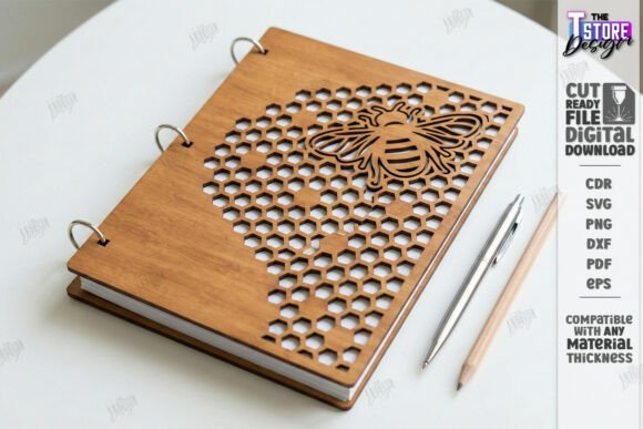 Download Decorative Notebook Cover Laser Cut |CNC - Laser cut Collection