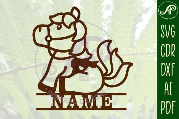 Download Cute Horse Name Sign SVG Cut File - Cute horse name sign Collection