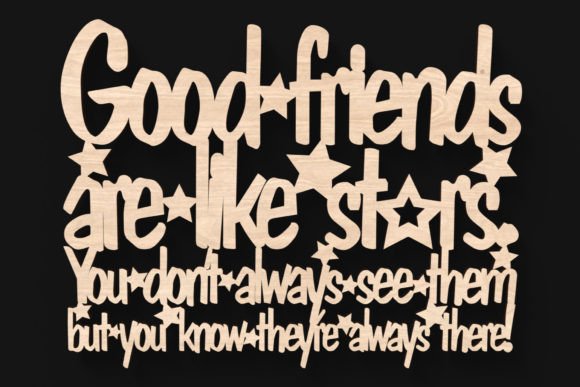 Download Good Friends Sign Svg Laser Cut Files - Laser cut Collection
