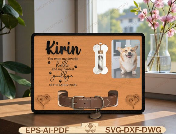 Download Pet Remembrance Photo Frame Laser Cut - Laser cut Collection