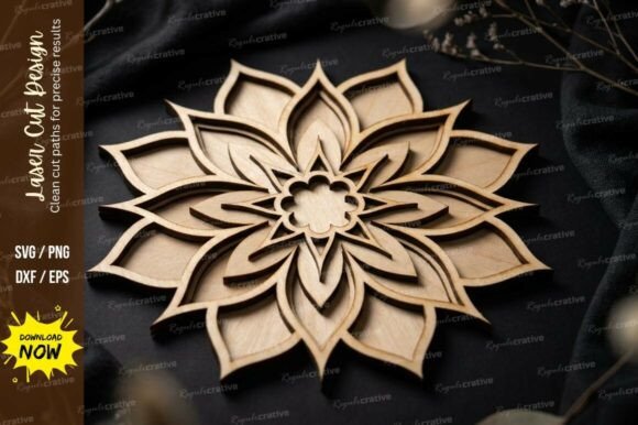 Download Layered Floral Laser Cut SVG, Laser Cut - Laser cut Collection