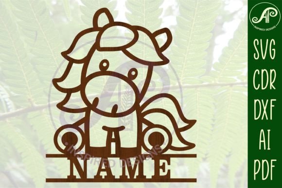 Download Cute Horse Name Sign SVG Cut File - Cute horse name sign Collection
