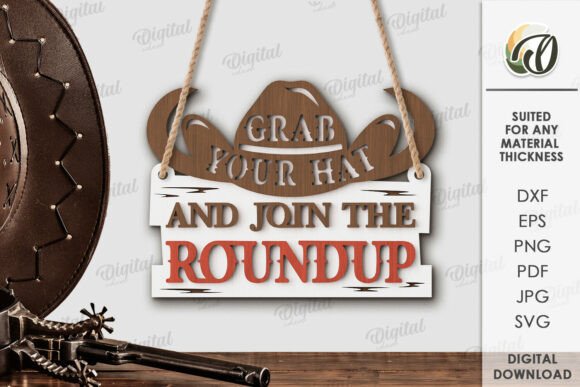 Download Cowboy Welcome Sign Laser Cut - Laser cut Collection