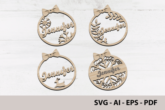 Download Laser Cut Files Christmas Ornament SVG - Laser cut Collection