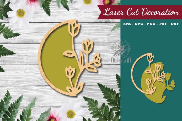 Download Flower Sign Laser Cut Decoration 5 - Laser cut Collection