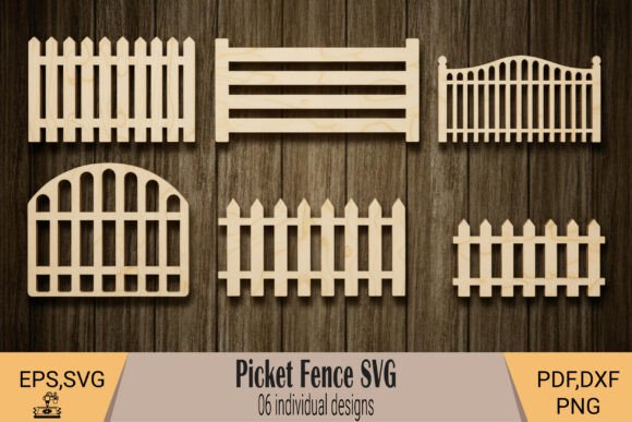 Download Picket Fence Laser Cut SVG - Laser cut Collection