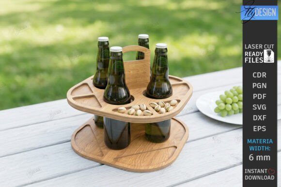 Download Outdoor Beer Picnic Table Laser Cut |CNC - Laser cut Collection