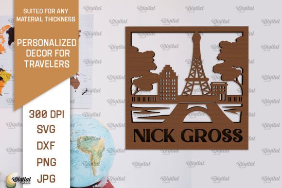 Download Personalized Sign for Traveler Laser Cut - Laser cut Collection