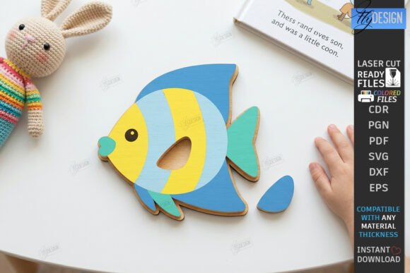 Download Montessori Kids Puzzle Laser Cut | CNC - Laser cut Collection
