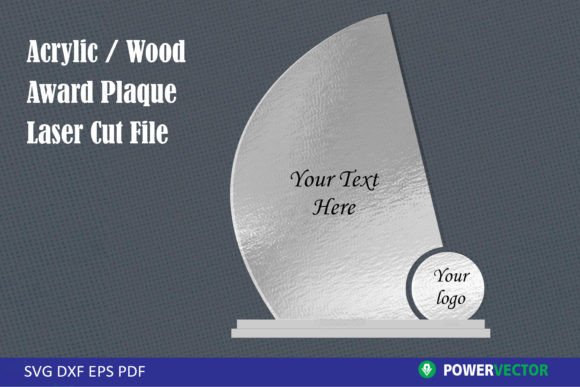 Download Plaque Award Shape SVG Laser Cut File - Laser cut Collection