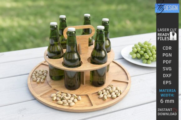 Download Outdoor Beer Picnic Table Laser Cut |CNC - Laser cut Collection