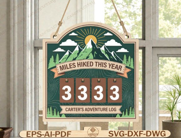 Download Personalized Hiking Tracker Laser Cut - Laser cut Collection
