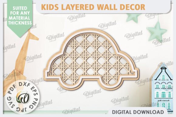 Download Kids Room Wall Decor Laser Cut. Car SVG - Laser cut Collection