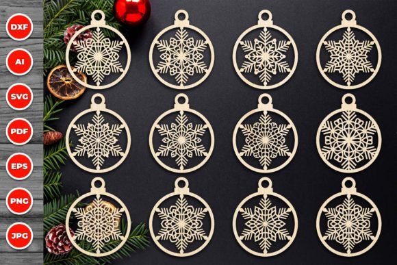 Download Christmas Ornament Laser Cut Svg Bundle - Laser cut Collection
