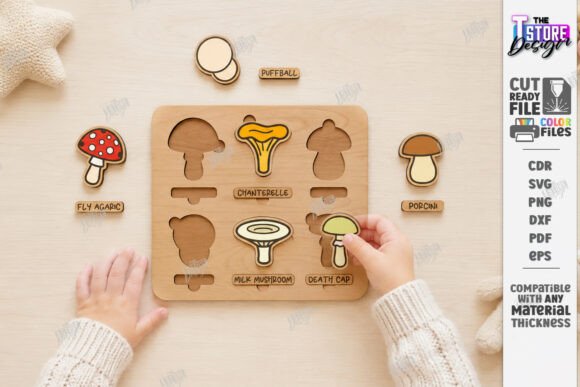 Download Montessori Kids Puzzle Laser Cut | CNC - Laser cut Collection