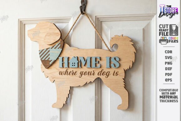 Download Pet Home Sign Laser Cut | Wall Decor SVG - Laser cut Collection