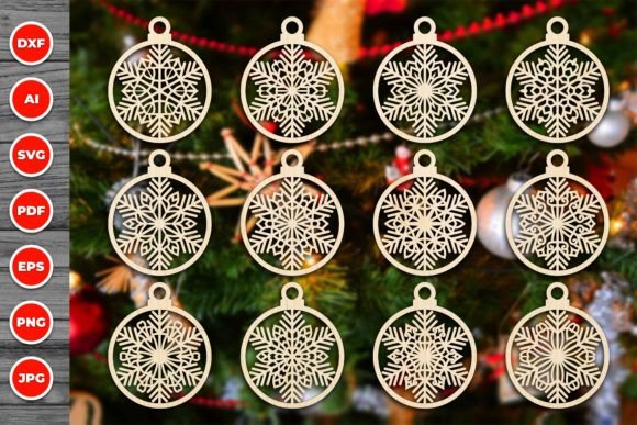 Download Christmas Ornament Laser Cut Svg Bundle - Laser cut Collection