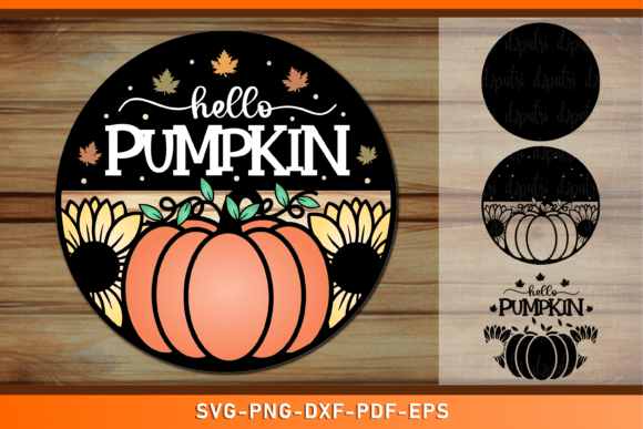 Download Hello Pumpkin, Fall Door Sign Laser Cut - Laser cut Collection
