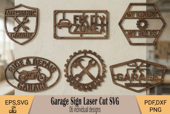 Download Garage Sign Laser Cut SVG - Laser cut Collection