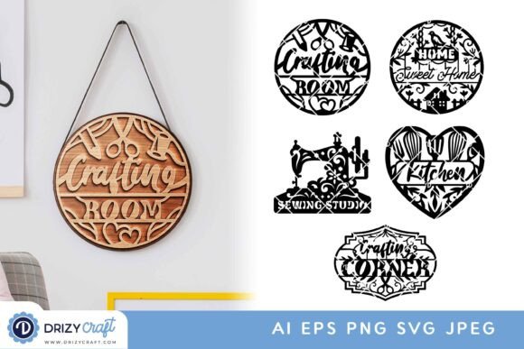 Download Room Sign Laser Cutting Design SVG - Laser cut Collection