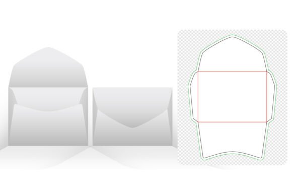 Download Envelope Packaging Die Cut Templates - Cut templates Collection