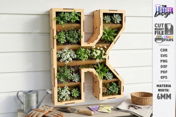 Download Wooden Flowers Wall Letter Laser Cut - Laser cut Collection