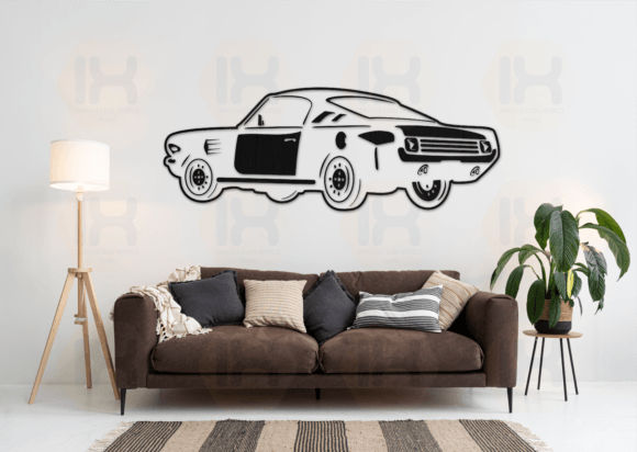 Download Classic Car Wall Art Decor for Laser Cut - Laser cut Collection