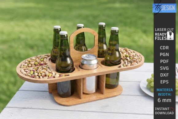 Download Outdoor Beer Picnic Table Laser Cut |CNC - Laser cut Collection