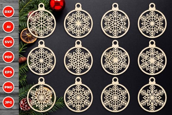 Download Christmas Ball Laser Cut Svg Bundle 07 - Laser cut Collection