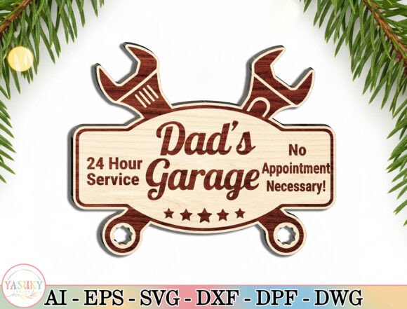 Download Dad's Garage Laser Cut SVG - Laser cut Collection