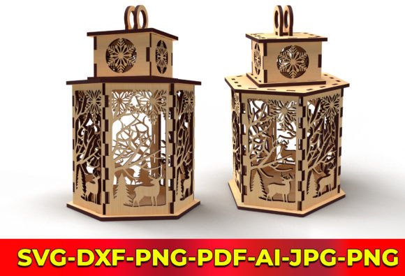 Download Christmas Candle Holder Laser Cut File - Laser cut Collection