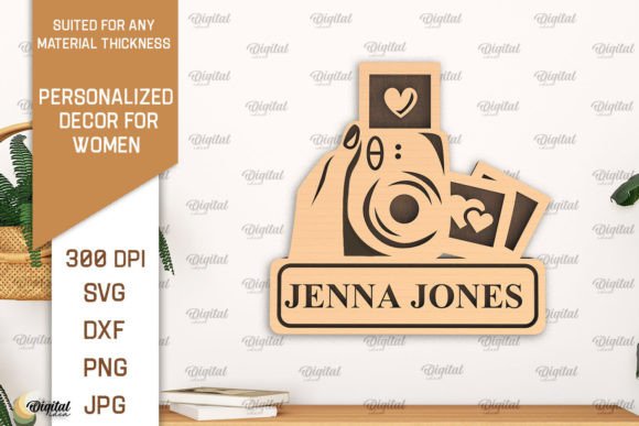 Download Personalized Decor for Women Laser Cut - Laser cut Collection