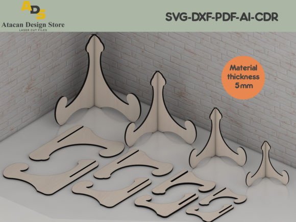 Download Pedestal Pic Holder Laser Cut Templates - Cut templates Collection