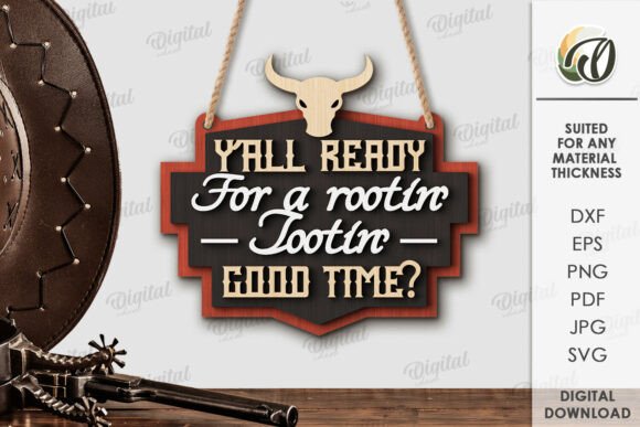 Download Cowboy Welcome Sign Laser Cut - Laser cut Collection