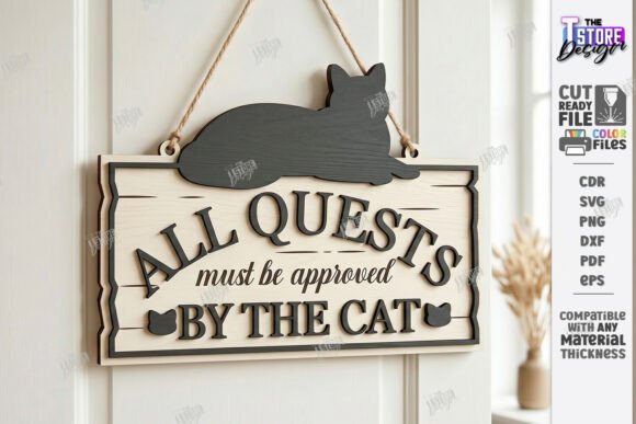 Download Wooden Pet Home Wall Sign Laser Cut |CNC - Laser cut Collection