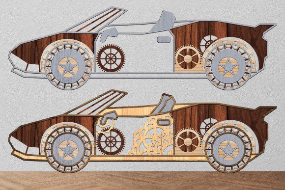 Download Laser Cut 3d Car - Laser cut Collection