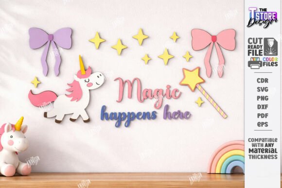 Download Nursery Wall Decor Laser Cut |Kids Laser - Laser cut Collection