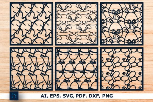 Download Laser Cut Easter Wall Decor SVG Bundle - Laser cut Collection