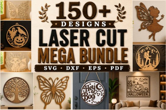 Download Home Decor Laser Cut Mega Bundle - Laser cut Collection