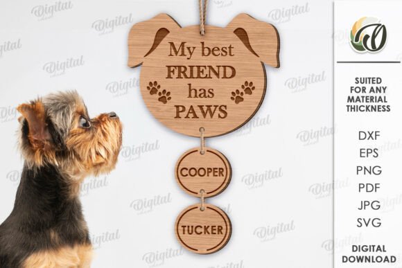 Download Pet Personalized Decor Laser Cut - Laser cut Collection
