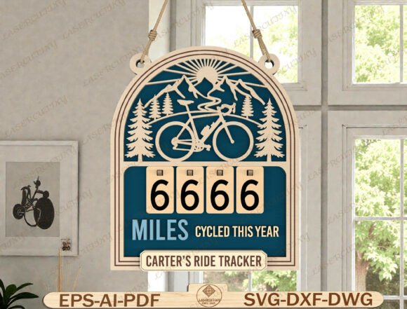 Download Cycling Tracker Sign Laser Cut File - Laser cut Collection