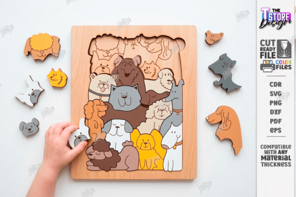 Download Animal Puzzle Laser Cut | Montessori Toy - Laser cut Collection