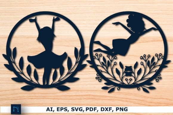 Download Laser Cut Fairy Floral Decor SVG Bundle - Laser cut Collection