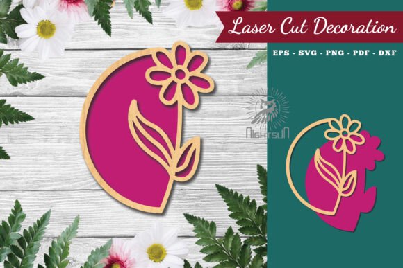 Download Flower Sign Laser Cut Decoration 4 - Laser cut Collection