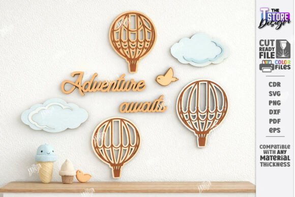 Download Nursery Wall Decor Laser Cut |Kids Laser - Laser cut Collection