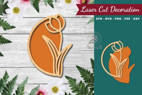 Download Flower Sign Laser Cut Decoration 2 - Laser cut Collection