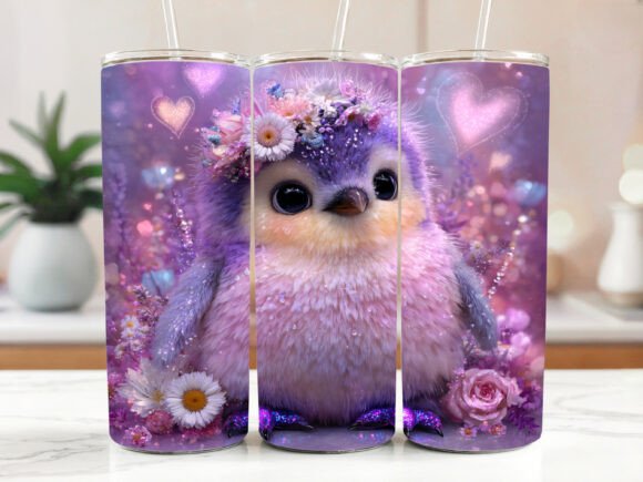 Download Cute Penguins Tumbler Wrap Happy Penguin - Premium Resources